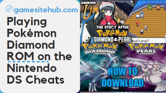 Playing Pokémon Diamond ROM on the Nintendo DS Cheats