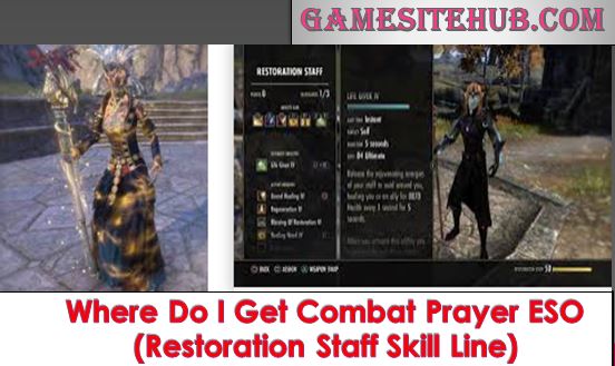 Combat Prayer ESO