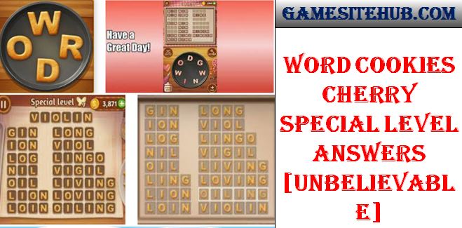 Word Cookies Cherry Special Level Answers [Unbelievable]