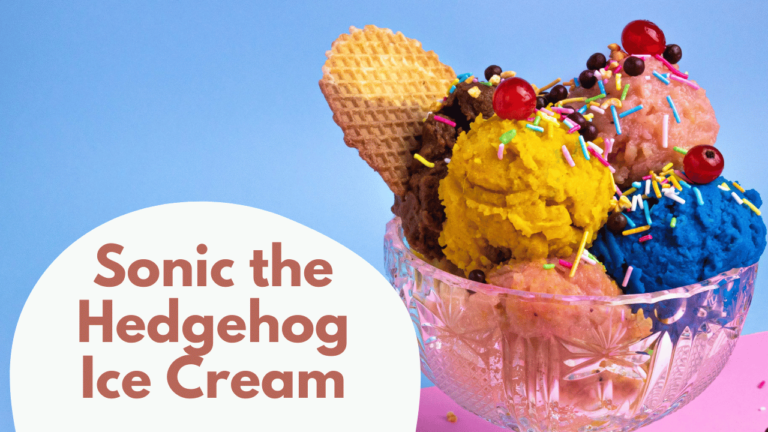 Sonic the Hedgehog Ice Cream:  Calories And Carbs