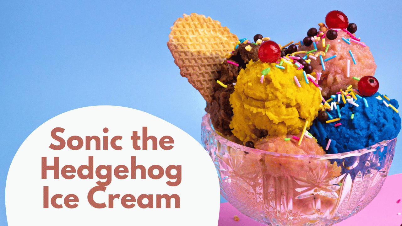 Sonic the Hedgehog Ice Cream